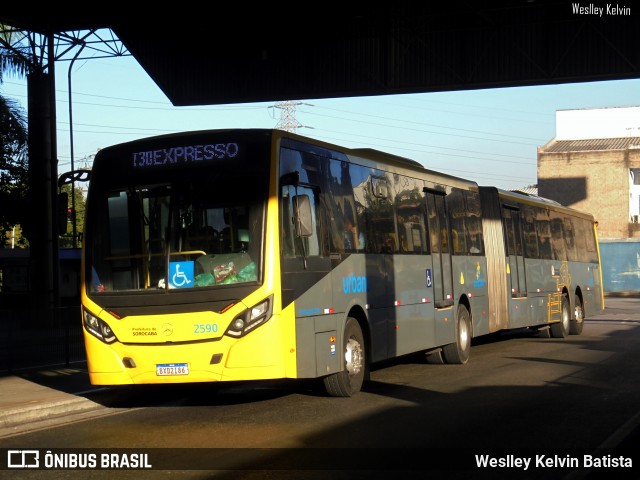 City Transporte Urbano Intermodal Sorocaba 2590 na cidade de Sorocaba, São Paulo, Brasil, por Weslley Kelvin Batista. Número da foto: #13151990.