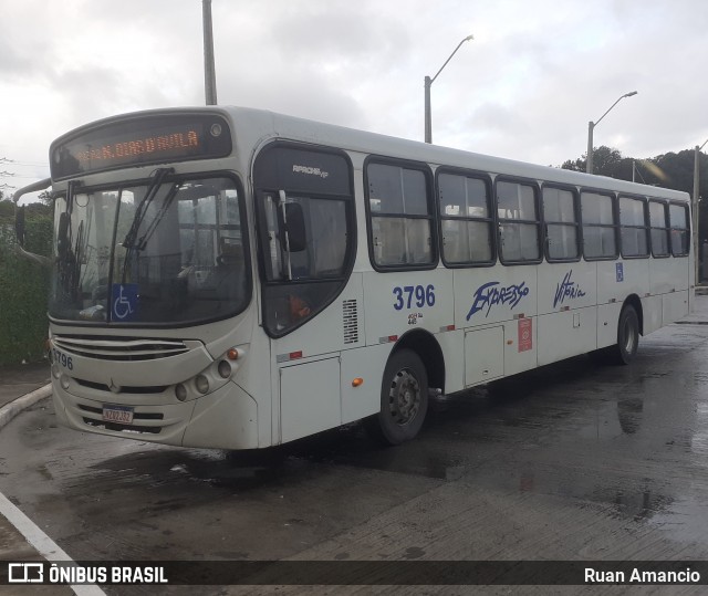 Expresso Vitória Bahia 3796 na cidade de Salvador, Bahia, Brasil, por Ruan Amancio. Número da foto: #13151256.