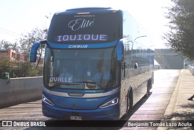 Cikbus TFWK28 na cidade de Estación Central, Santiago, Metropolitana de Santiago, Chile, por Benjamín Tomás Lazo Acuña. Número da foto: #13153894.