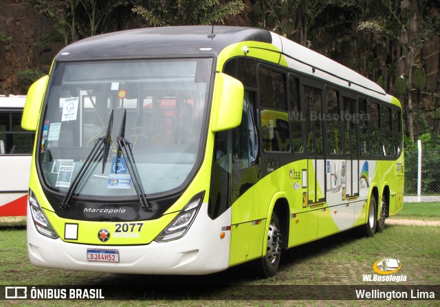 Itajaí Transportes Coletivos 2077 na cidade de Campinas, São Paulo, Brasil, por Wellington Lima. Número da foto: #13151300.