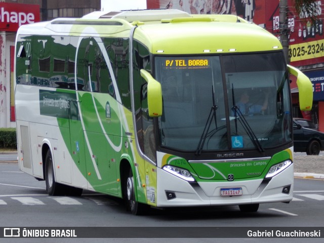 Expresso Princesa dos Campos 7474 na cidade de Ponta Grossa, Paraná, Brasil, por Gabriel Guachineski. Número da foto: #13153824.