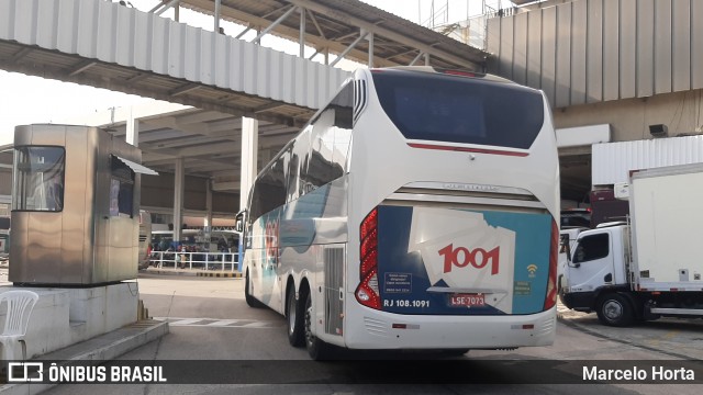 Auto Viação 1001 RJ 108.1091 na cidade de Rio de Janeiro, Rio de Janeiro, Brasil, por Marcelo Horta. Número da foto: #13153981.