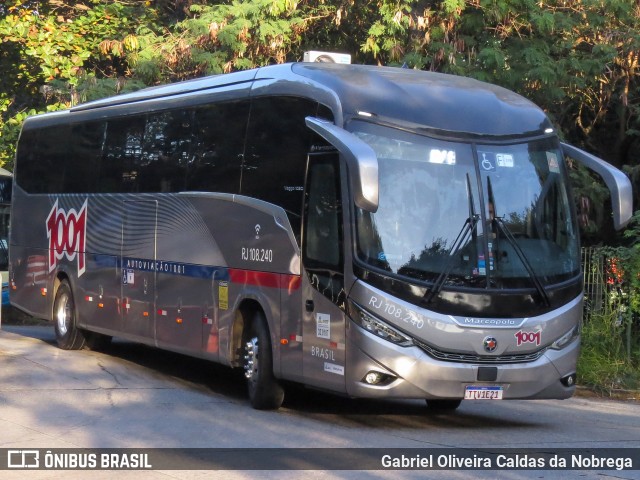 Auto Viação 1001 RJ 108.240 na cidade de São Paulo, São Paulo, Brasil, por Gabriel Oliveira Caldas da Nobrega. Número da foto: #13151558.