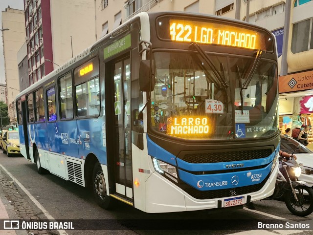 Transurb A72154 na cidade de Rio de Janeiro, Rio de Janeiro, Brasil, por Brenno Santos. Número da foto: #13150967.