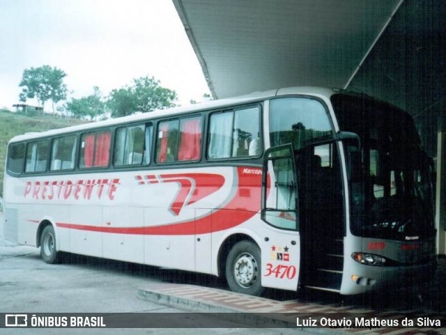 Viação Presidente 3470 na cidade de João Monlevade, Minas Gerais, Brasil, por Luiz Otavio Matheus da Silva. Número da foto: #13152274.