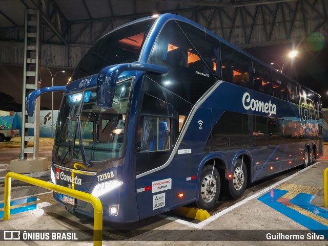 Viação Cometa 721308 na cidade de Praia Grande, São Paulo, Brasil, por Guilherme Silva. Número da foto: #13151194.