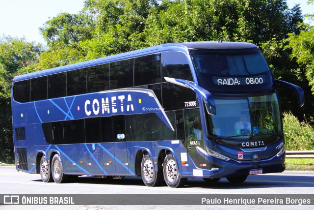 Viação Cometa 723006 na cidade de Barra do Piraí, Rio de Janeiro, Brasil, por Paulo Henrique Pereira Borges. Número da foto: #13153439.