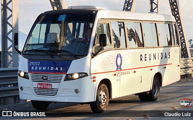 Reunidas Transportes Coletivos 29202 na cidade de Florianópolis, Santa Catarina, Brasil, por Claudio Luiz. Número da foto: #13152549.