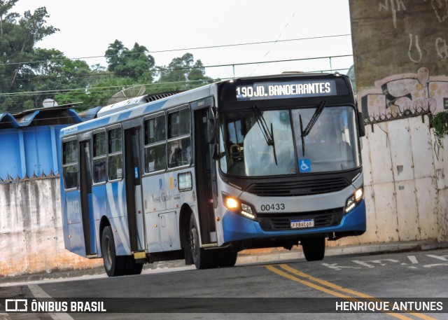 Viação Cidade de Caieiras 00433 na cidade de Franco da Rocha, São Paulo, Brasil, por HENRIQUE ANTUNES. Número da foto: #13151307.