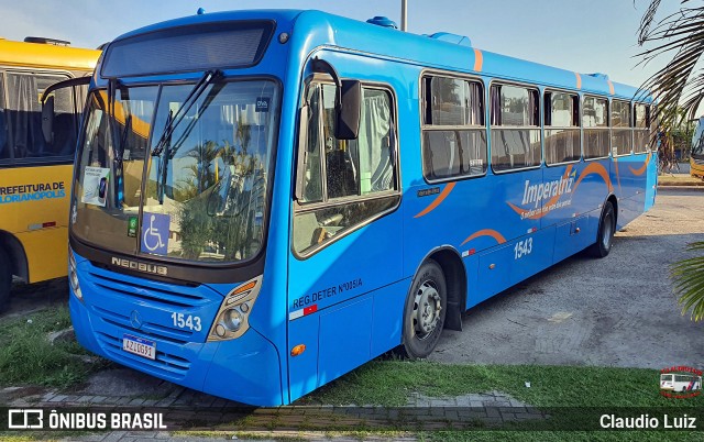 Auto Viação Imperatriz 1543 na cidade de Florianópolis, Santa Catarina, Brasil, por Claudio Luiz. Número da foto: #13152499.