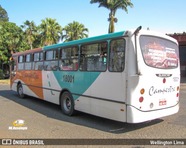 Viação Campestre 18001 na cidade de Cosmópolis, São Paulo, Brasil, por Wellington Lima. Número da foto: #13151290.