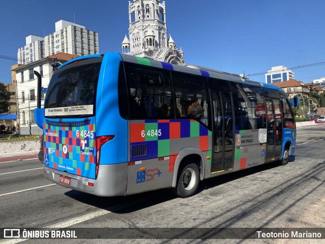 Viação Paratodos > São Jorge > Metropolitana São Paulo > Mobibrasil 6 4845 na cidade de São Paulo, São Paulo, Brasil, por Teotonio Mariano. Número da foto: #13152527.