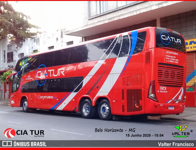 Cia Tur Turismo 023 na cidade de Belo Horizonte, Minas Gerais, Brasil, por Valter Francisco. Número da foto: #13151811.