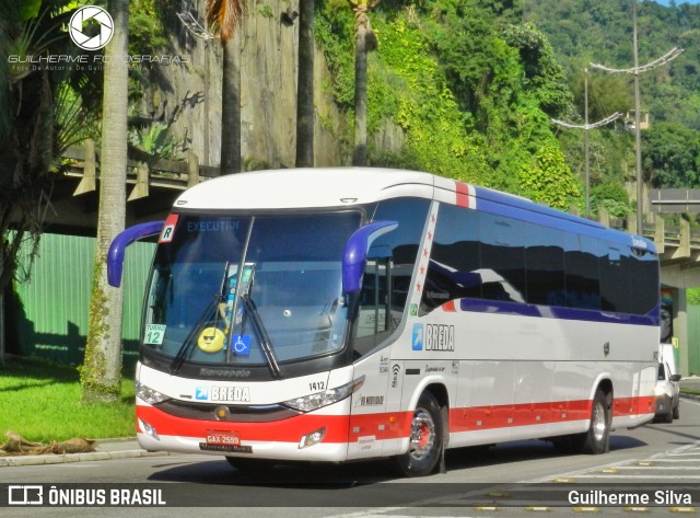 Breda Transportes e Serviços 1412 na cidade de Santos, São Paulo, Brasil, por Guilherme Silva. Número da foto: #13151208.