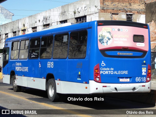 SOPAL - Sociedade de Ônibus Porto-Alegrense Ltda. 6618 na cidade de Porto Alegre, Rio Grande do Sul, Brasil, por Otávio dos Reis . Número da foto: #13152725.