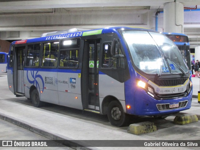 Viação Vila Real B11598 na cidade de Rio de Janeiro, Rio de Janeiro, Brasil, por Gabriel Oliveira da Silva. Número da foto: #13153752.
