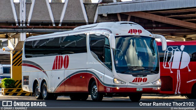 ADO - Autobuses de Oriente 7738 na cidade de Puebla, Puebla, México, por Omar Ramírez Thor2102. Número da foto: #13151078.