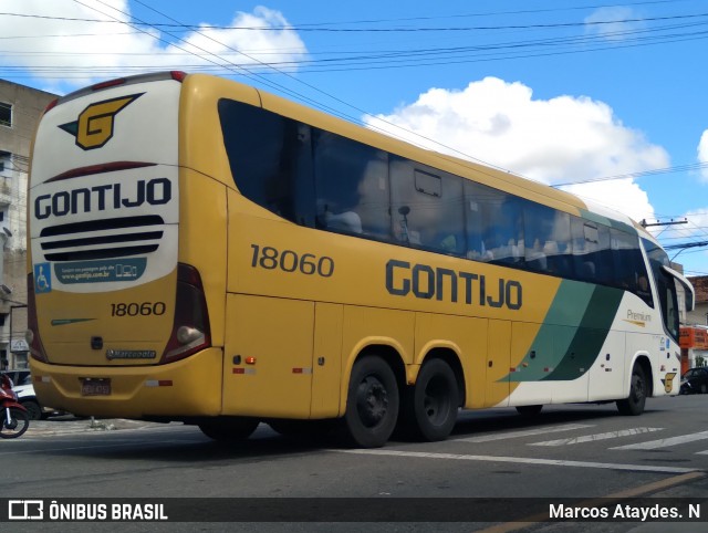 Empresa Gontijo de Transportes 18060 na cidade de Linhares, Espírito Santo, Brasil, por Marcos Ataydes. N. Número da foto: #13151483.