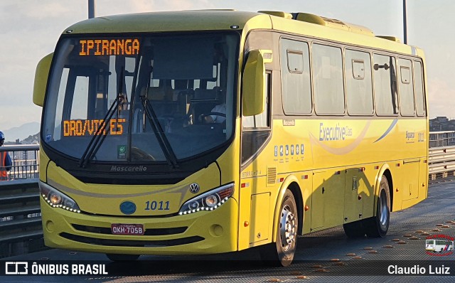 Biguaçu Transportes Coletivos Administração e Participação 1011 na cidade de Florianópolis, Santa Catarina, Brasil, por Claudio Luiz. Número da foto: #13152542.
