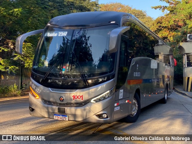 Auto Viação 1001 RJ 108.353 na cidade de São Paulo, São Paulo, Brasil, por Gabriel Oliveira Caldas da Nobrega. Número da foto: #13151570.