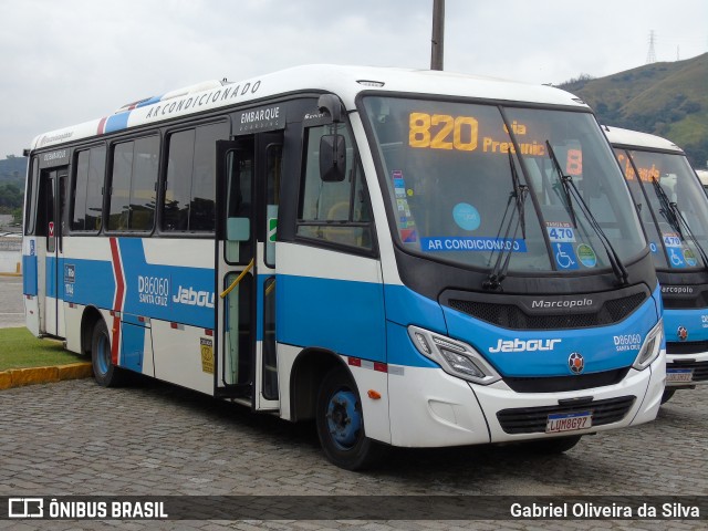 Auto Viação Jabour D86060 na cidade de Rio de Janeiro, Rio de Janeiro, Brasil, por Gabriel Oliveira da Silva. Número da foto: #13153881.