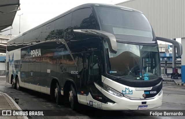 Empresa de Ônibus Nossa Senhora da Penha 65030 na cidade de Rio de Janeiro, Rio de Janeiro, Brasil, por Felipe Bernardo. Número da foto: #13151396.