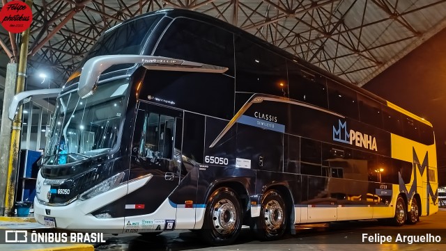 Empresa de Ônibus Nossa Senhora da Penha 65050 na cidade de Maringá, Paraná, Brasil, por Felipe Arguelho. Número da foto: #13151179.