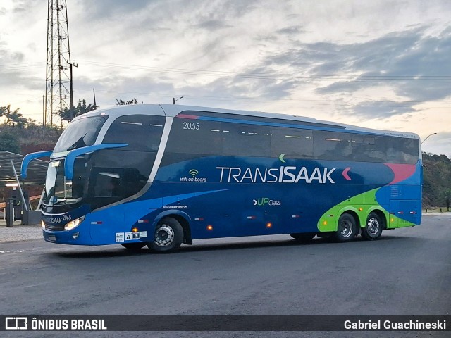 Trans Isaak Turismo 2065 na cidade de Imbaú, Paraná, Brasil, por Gabriel Guachineski. Número da foto: #13153733.