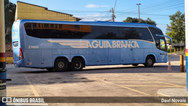 Viação Águia Branca 27600 na cidade de Mucuri, Bahia, Brasil, por Davi Novais. Número da foto: #13155722.