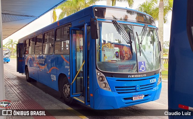 Auto Viação Imperatriz 1339 na cidade de Florianópolis, Santa Catarina, Brasil, por Claudio Luiz. Número da foto: #13154899.
