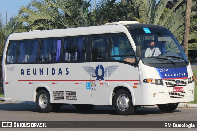 Reunidas Transportes Coletivos 29203 na cidade de Florianópolis, Santa Catarina, Brasil, por RM Busologia. Número da foto: #13157041.