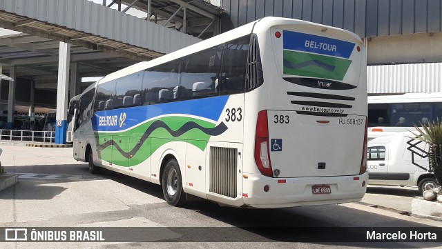 Bel-Tour Transportes e Turismo 383 na cidade de Rio de Janeiro, Rio de Janeiro, Brasil, por Marcelo Horta. Número da foto: #13155139.