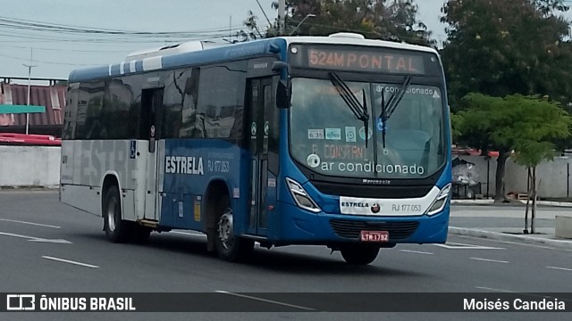 Viação Estrela RJ 177.053 na cidade de Niterói, Rio de Janeiro, Brasil, por Moisés Candeia. Número da foto: #13156972.