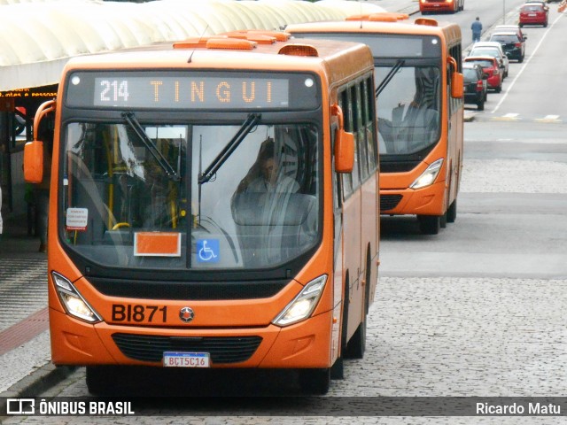 Transporte Coletivo Glória BI871 na cidade de Curitiba, Paraná, Brasil, por Ricardo Matu. Número da foto: #13156933.