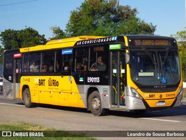 Mobi Rio E901113 na cidade de Rio de Janeiro, Rio de Janeiro, Brasil, por Leandro de Sousa Barbosa. Número da foto: #13156825.