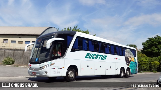 Eucatur - Empresa União Cascavel de Transportes e Turismo 4739 na cidade de São Paulo, São Paulo, Brasil, por Francisco Ivano. Número da foto: #13156725.