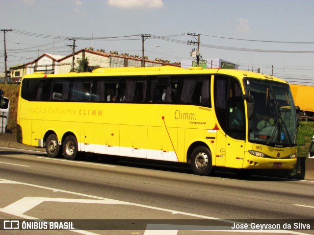 Viação Itapemirim 8853 na cidade de Guarulhos, São Paulo, Brasil, por José Geyvson da Silva. Número da foto: #13156024.