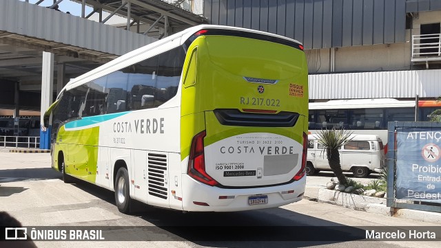 Costa Verde Transportes RJ 217.022 na cidade de Rio de Janeiro, Rio de Janeiro, Brasil, por Marcelo Horta. Número da foto: #13155109.