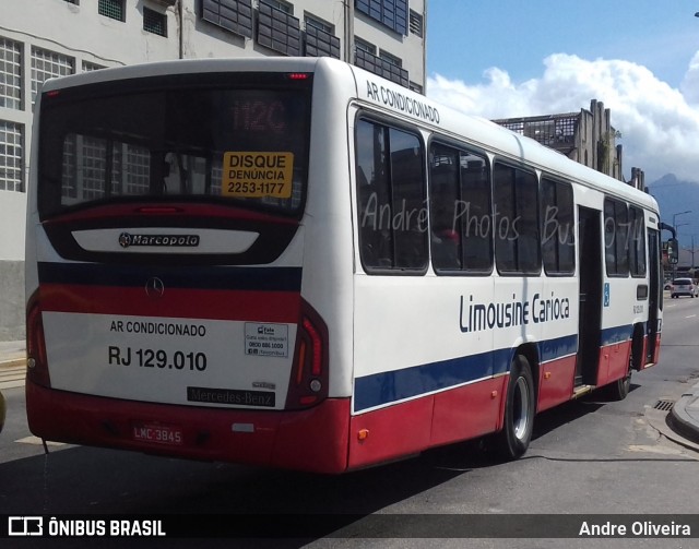 Empresa de Transportes Limousine Carioca RJ 129.010 na cidade de Rio de Janeiro, Rio de Janeiro, Brasil, por Andre Oliveira. Número da foto: #13156922.