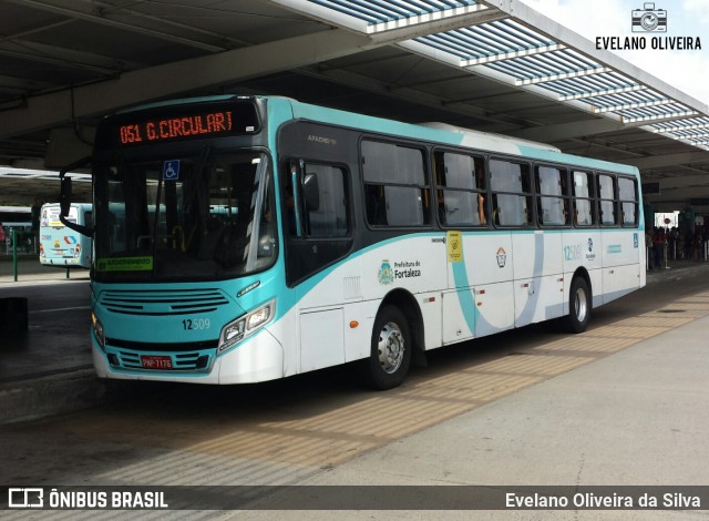 Auto Viação São José 12509 na cidade de Fortaleza, Ceará, Brasil, por Evelano Oliveira da Silva. Número da foto: #13156685.