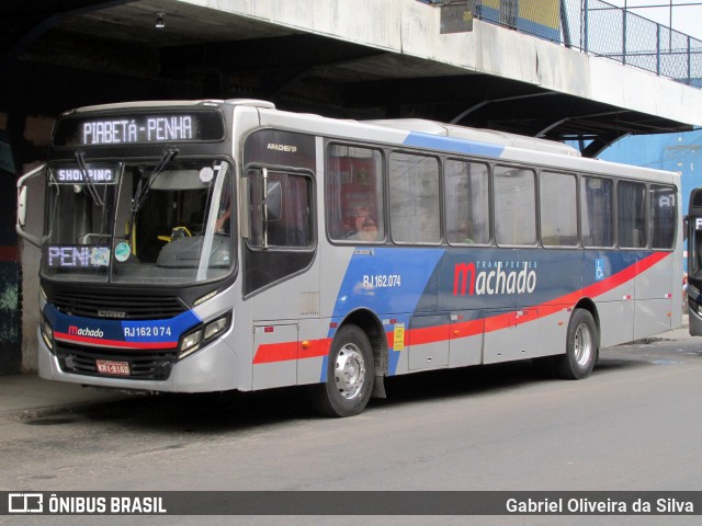 Transportes Machado RJ 162.074 na cidade de Magé, Rio de Janeiro, Brasil, por Gabriel Oliveira da Silva. Número da foto: #13157252.