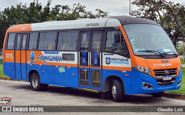 Canasvieiras Transportes 11715 na cidade de Florianópolis, Santa Catarina, Brasil, por Claudio Luiz. Número da foto: #13154977.