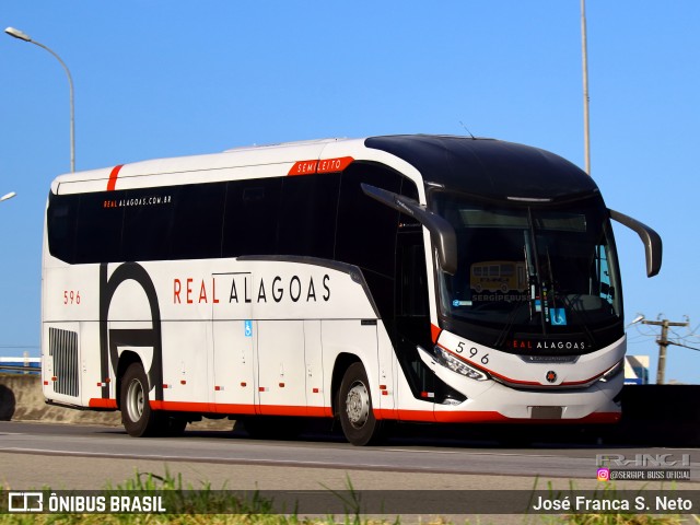 Real Alagoas de Viação 596 na cidade de Nossa Senhora do Socorro, Sergipe, Brasil, por José Franca S. Neto. Número da foto: #13154910.