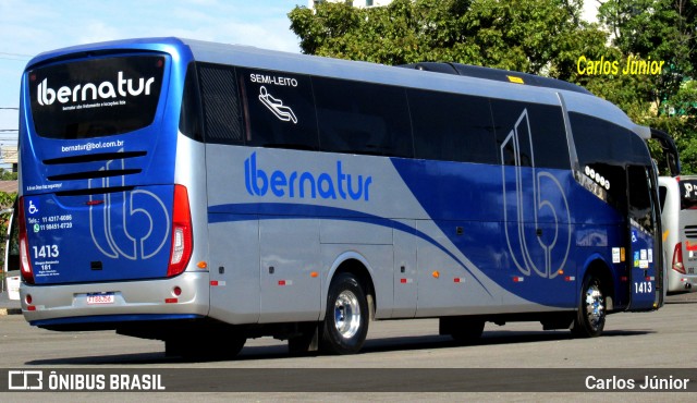 Bernatur SBC Fretamento e Locações 1413 na cidade de Trindade, Goiás, Brasil, por Carlos Júnior. Número da foto: #13156039.
