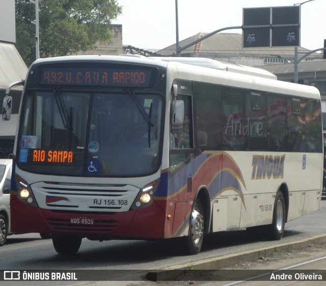 Transportadora Tinguá RJ 156.108 na cidade de Rio de Janeiro, Rio de Janeiro, Brasil, por Andre Oliveira. Número da foto: #13156938.