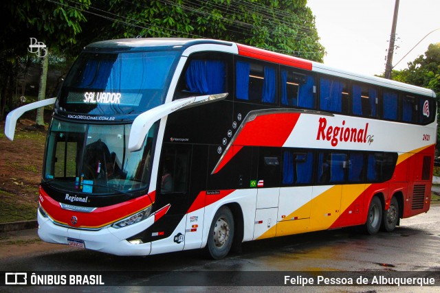 Viação Regional 2421 na cidade de Salvador, Bahia, Brasil, por Felipe Pessoa de Albuquerque. Número da foto: #13156010.