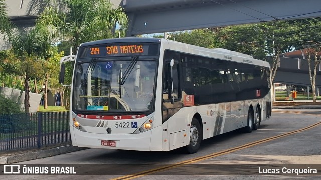 Next Mobilidade - ABC Sistema de Transporte 5422 na cidade de São Bernardo do Campo, São Paulo, Brasil, por Lucas Cerqueira. Número da foto: #13157087.