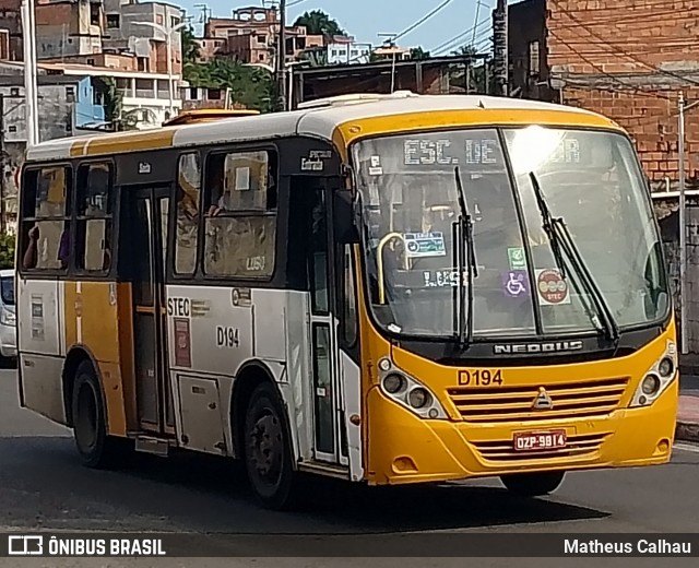 STEC - Subsistema de Transporte Especial Complementar D-194 na cidade de Salvador, Bahia, Brasil, por Matheus Calhau. Número da foto: #13155402.