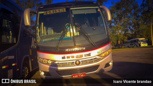 Auto Lotação Ingá RJ 210.043 na cidade de Rio de Janeiro, Rio de Janeiro, Brasil, por Icaro Vicente brandao. Número da foto: #13156813.