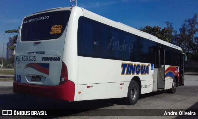 Transportadora Tinguá RJ 156.035 na cidade de Rio de Janeiro, Rio de Janeiro, Brasil, por Andre Oliveira. Número da foto: #13156940.